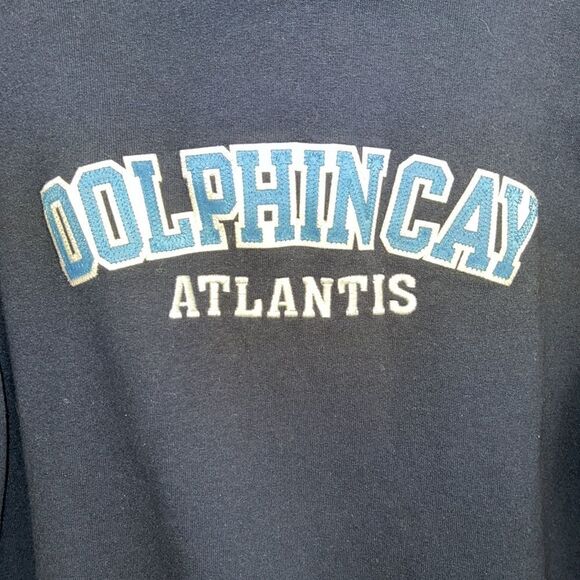 Mens M Champion Bahamas Dolphin Cay Atlantis  Eco Fleece Thick sweatshirt hoodie - Picture 5 of 11